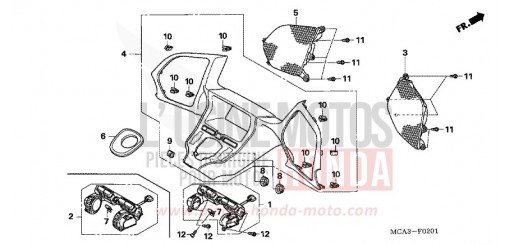 TABLEAU DES COMPTEURS (GL18006/7/8) GL18006 de 2006